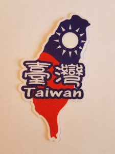 Taiwan sticker map