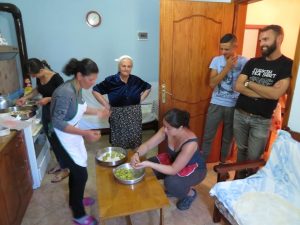 home cooking experience with family near Gjirokaster