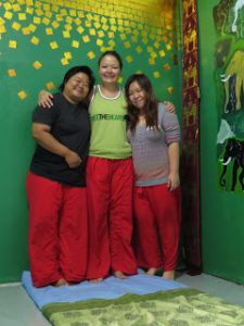 teachers A and Wii Jera Massage School Chiang Mai