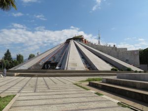 Enver Hoxha pyramid massoleum Tirana