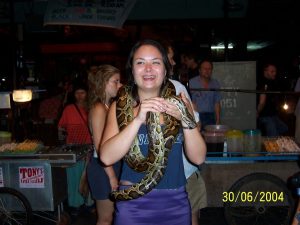 snake encounter Pattaya Thailand